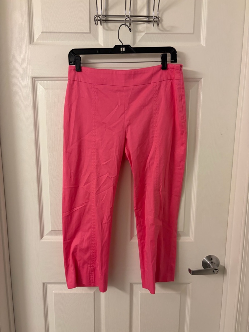 Vintage Women's Pink Pull-On Capri Pants